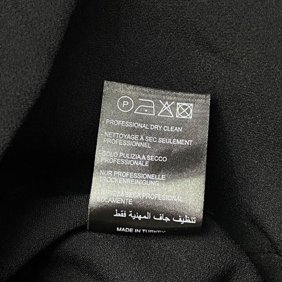 Safiyaa Corrina Fringe Trim Mini Dress Black Evening Formal - Picture 10 of 10